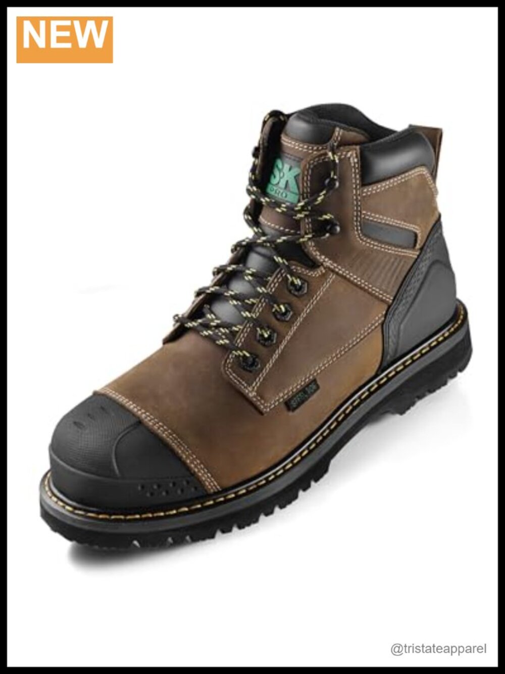 Steel Toe Work Boots Non Slip Puncture Resistant Safety Shoes